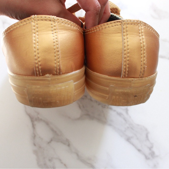 Converse All Star Gold Unisex Sneakers - Picture 5 of 9